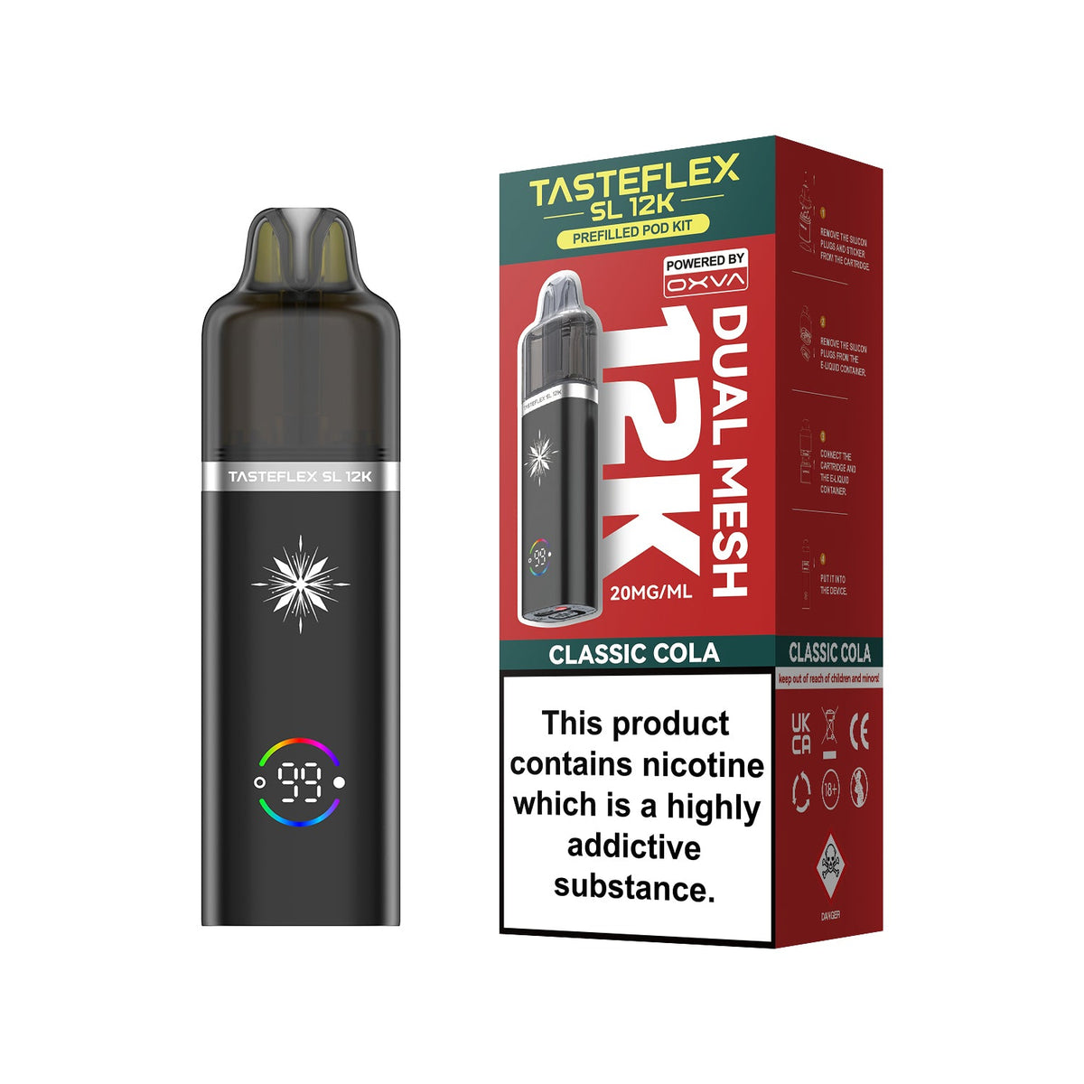 Oxva Tasteflex SL 12k Prefilled Pod Kit