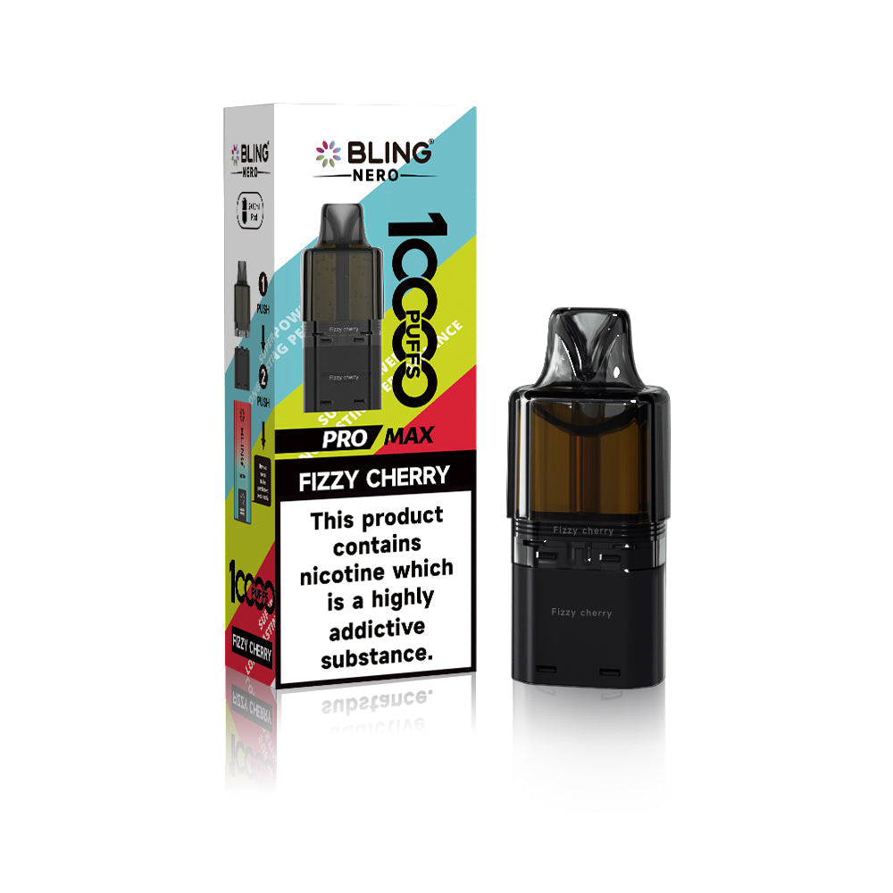 Crystal Bling Nero 10k Prefilled Pods