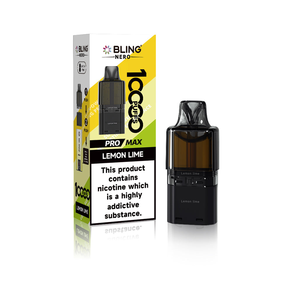 Crystal Bling Nero 10k Prefilled Pods