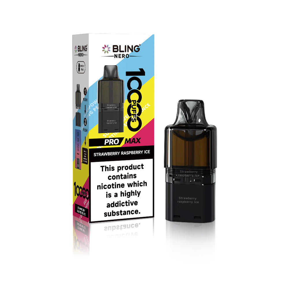 Crystal Bling Nero 10k Prefilled Pods