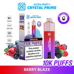 buy Aura Bar 10000 Disposable Vape By Crystal Prime - Pack of 5 at Wolfvapes.co.uk