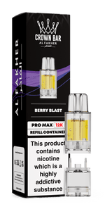 bulk wholesale Al Fakher Pro Max 12k Replacement Pods Box of 5 - Berry Blast