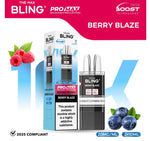 bulk wholesale The Bling 10k Pro Max Replacement Pods (BOX OF 5) - Berry Blaze