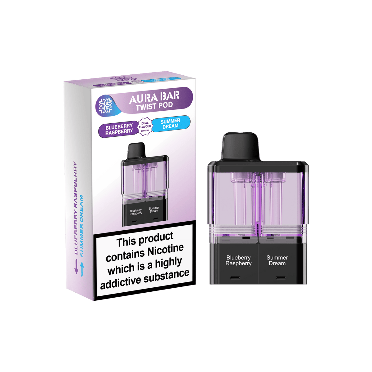 buy Aura Bar Twist 40k Replacement Pods at Wolfvapes.co.uk