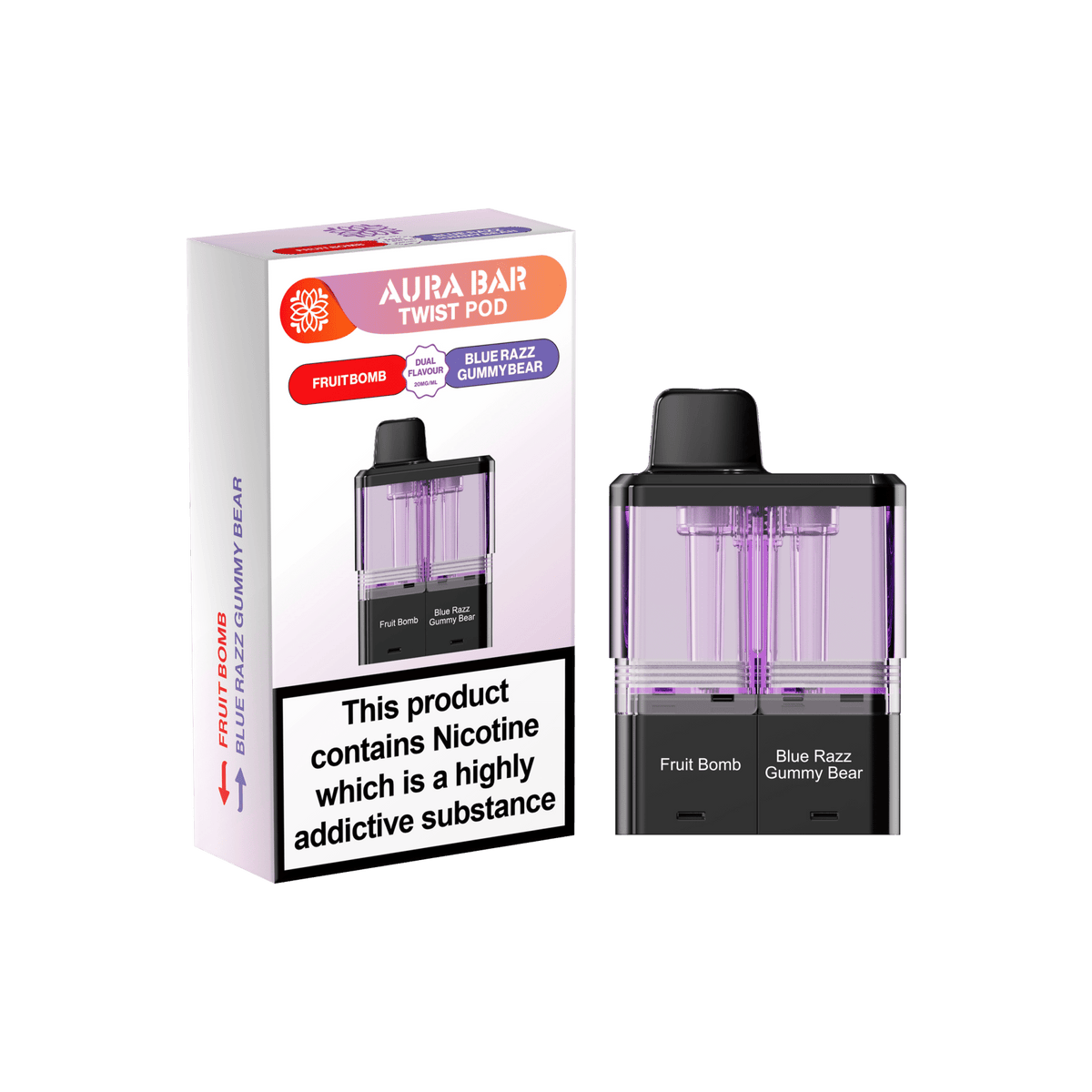 buy Aura Bar Twist 40k Replacement Pods at Wolfvapes.co.uk