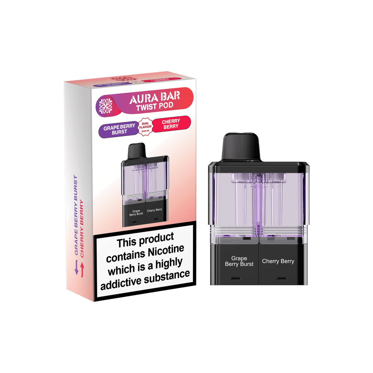 buy Aura Bar Twist 40k Replacement Pods at Wolfvapes.co.uk