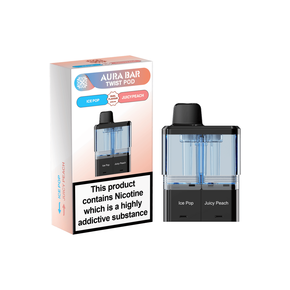 buy Aura Bar Twist 40k Replacement Pods at Wolfvapes.co.uk