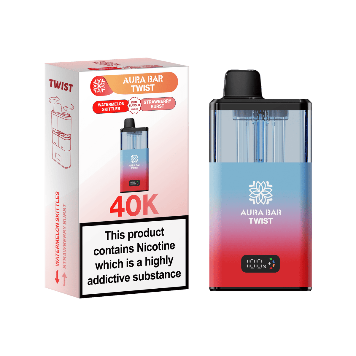 buy Aura Bar Twist 40k Replacement Pods at Wolfvapes.co.uk