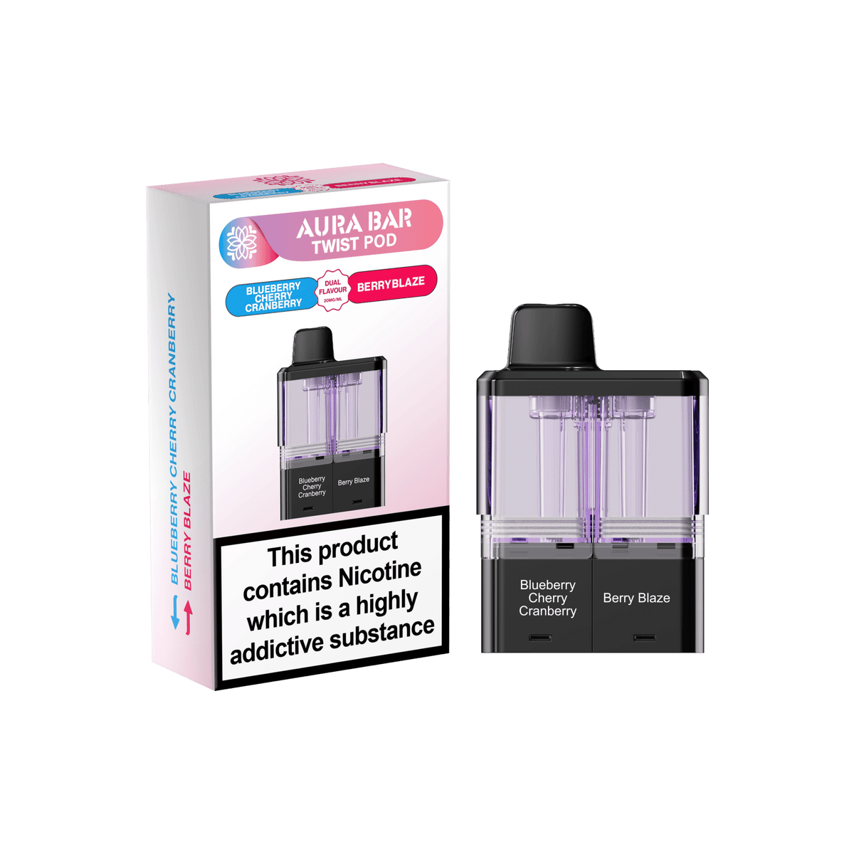 buy Aura Bar Twist 40k Replacement Pods at Wolfvapes.co.uk