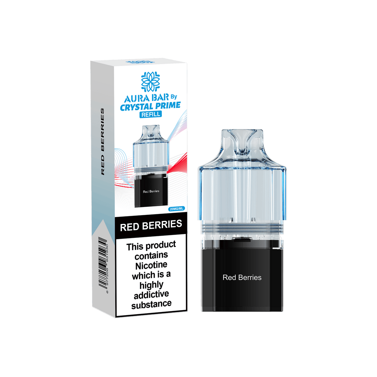 buy Crystal Prime Aura Bar 10k Replacement Pods at Wolfvapes.co.uk