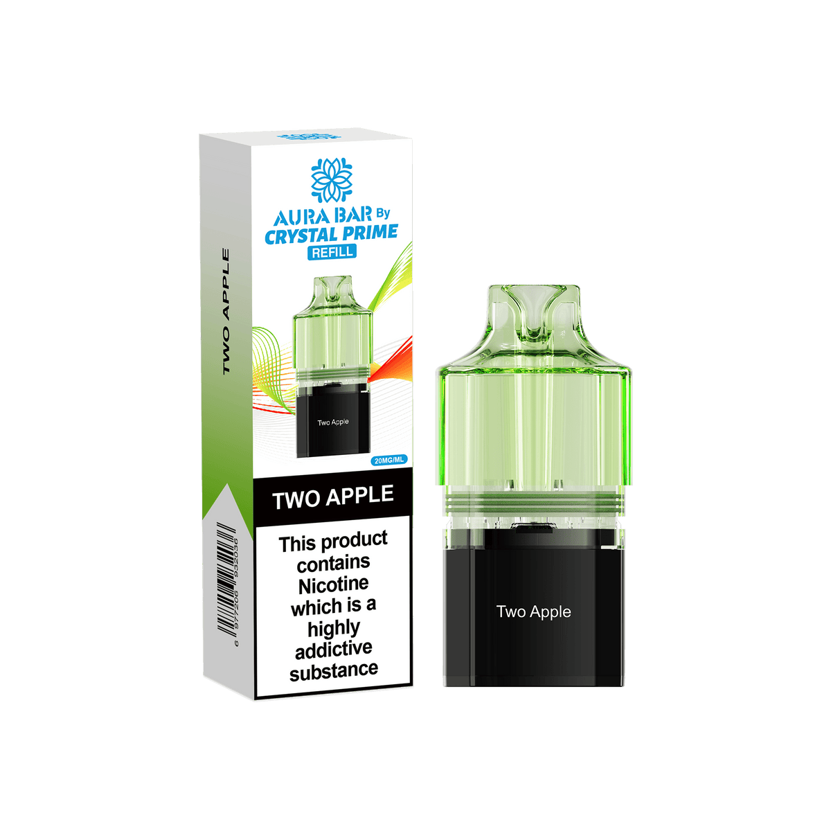 buy Crystal Prime Aura Bar 10k Replacement Pods at Wolfvapes.co.uk