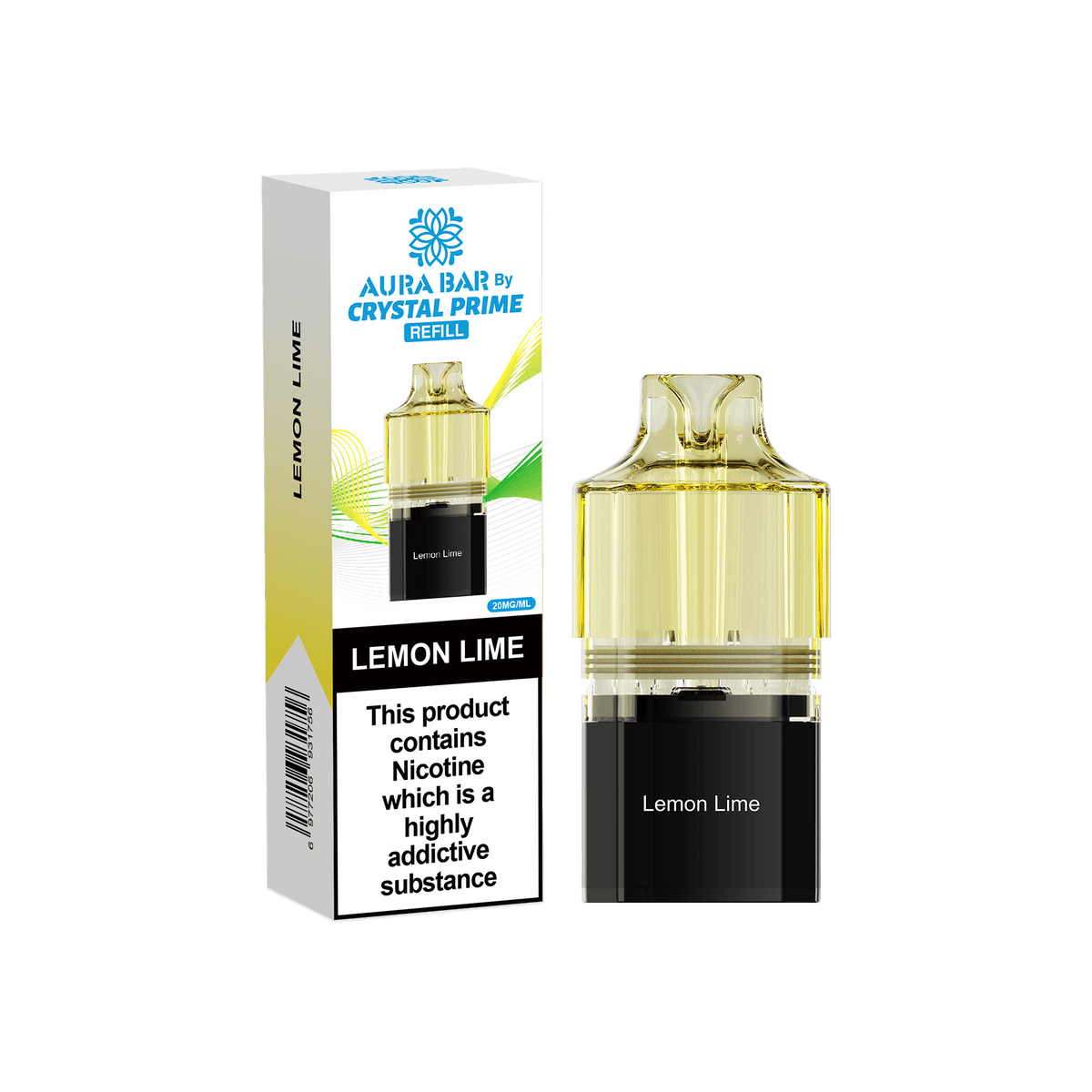 buy Crystal Prime Aura Bar 10k Replacement Pods at Wolfvapes.co.uk