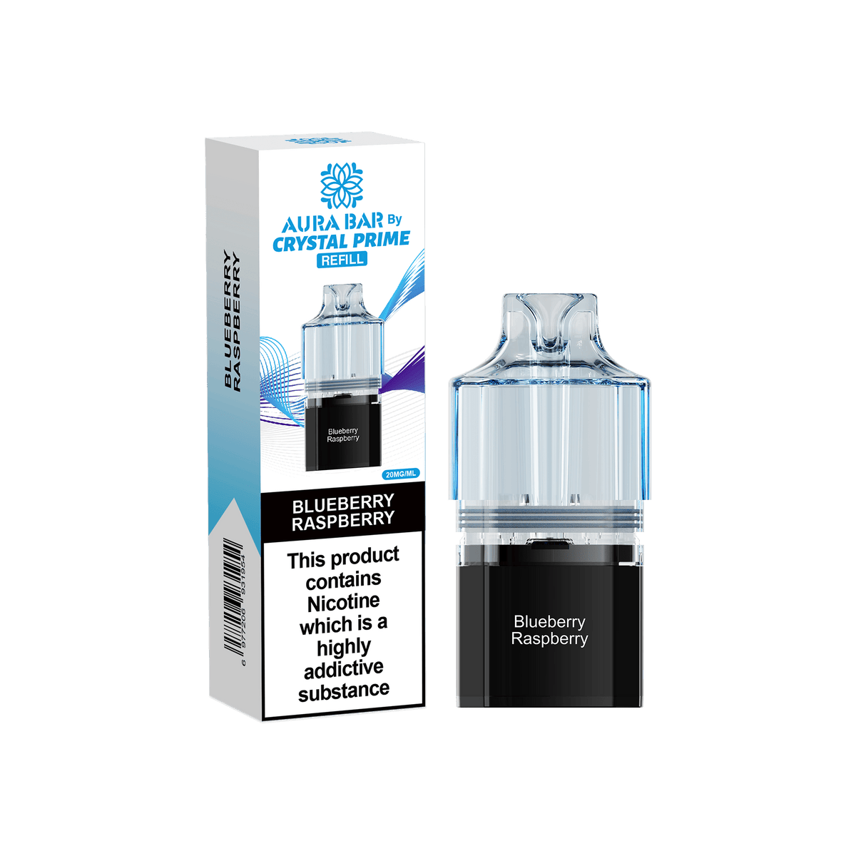 buy Crystal Prime Aura Bar 10k Replacement Pods at Wolfvapes.co.uk