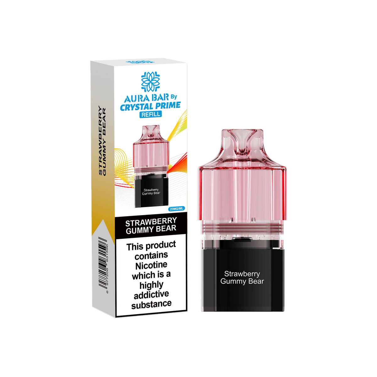 buy Crystal Prime Aura Bar 10k Replacement Pods at Wolfvapes.co.uk