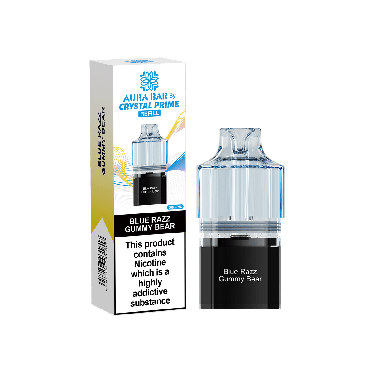 buy Crystal Prime Aura Bar 10k Replacement Pods at Wolfvapes.co.uk