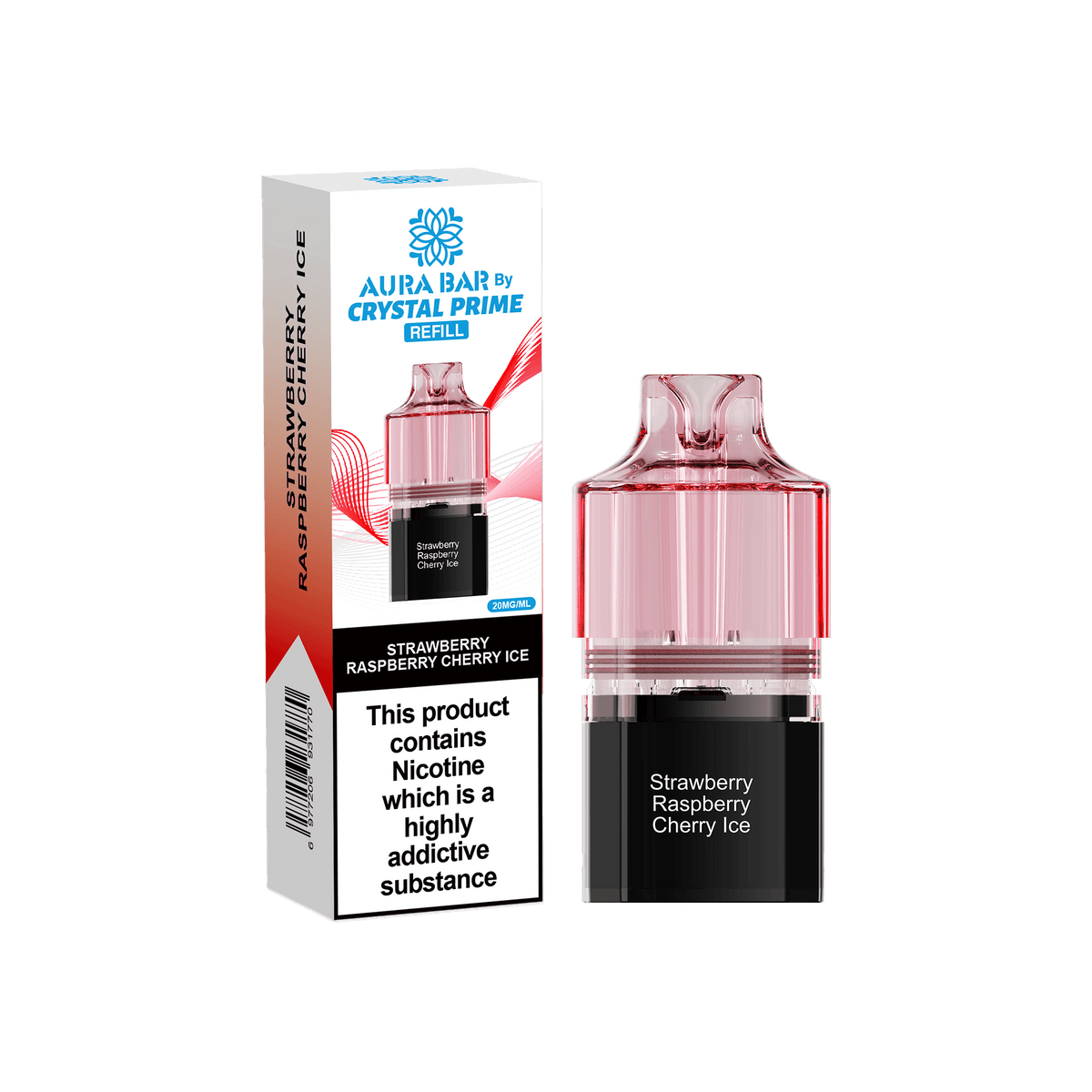 buy Crystal Prime Aura Bar 10k Replacement Pods at Wolfvapes.co.uk