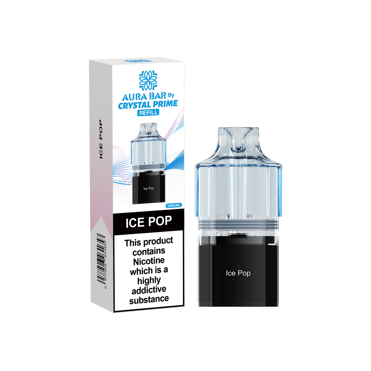 buy Crystal Prime Aura Bar 10k Replacement Pods at Wolfvapes.co.uk