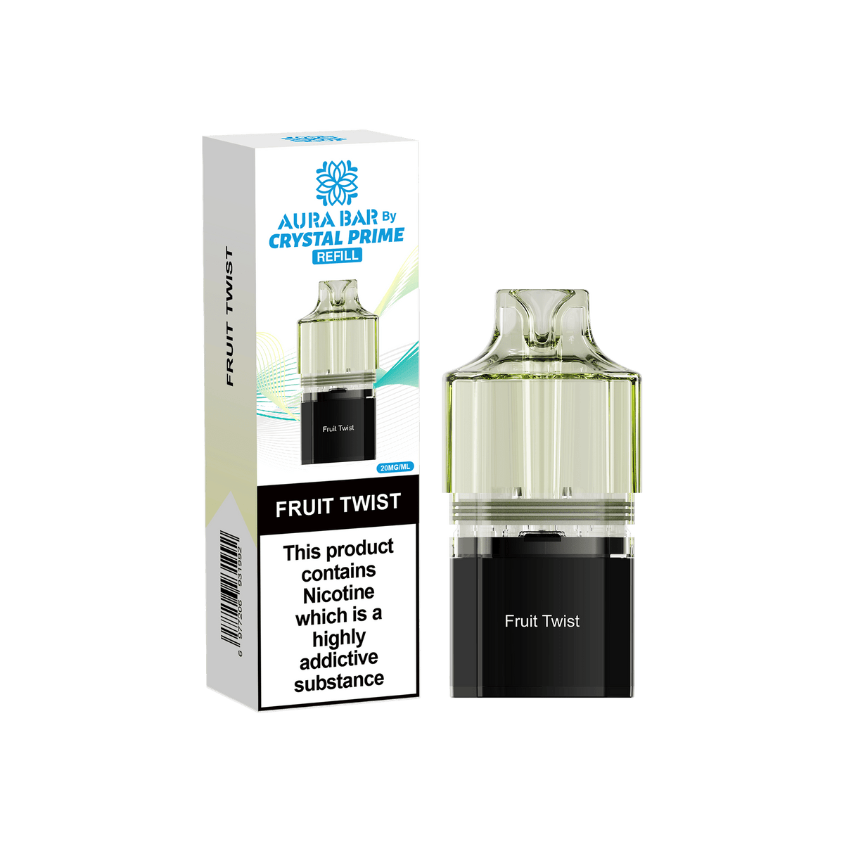 buy Crystal Prime Aura Bar 10k Replacement Pods at Wolfvapes.co.uk