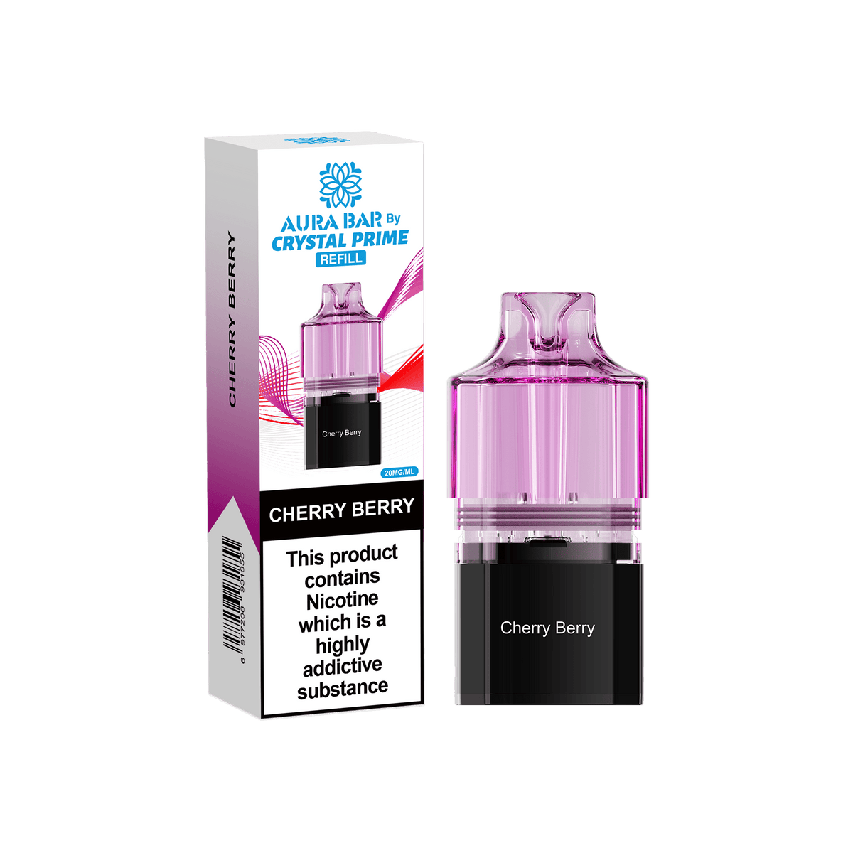 buy Crystal Prime Aura Bar 10k Replacement Pods at Wolfvapes.co.uk