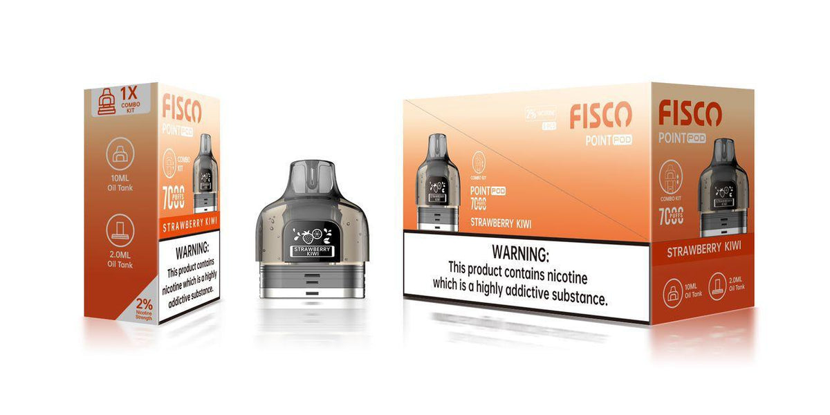 buy Fisco Point Pro 7000 Replacement Pods Pack of 5 at Wolfvapes.co.uk