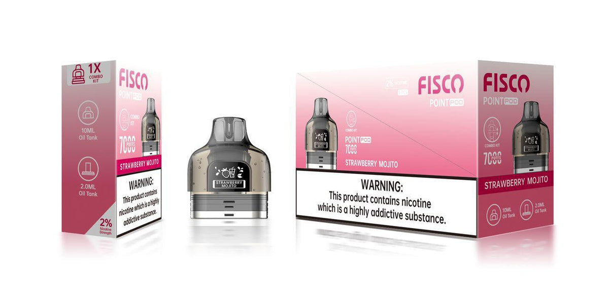 buy Fisco Point Pro 7000 Replacement Pods Pack of 5 at Wolfvapes.co.uk