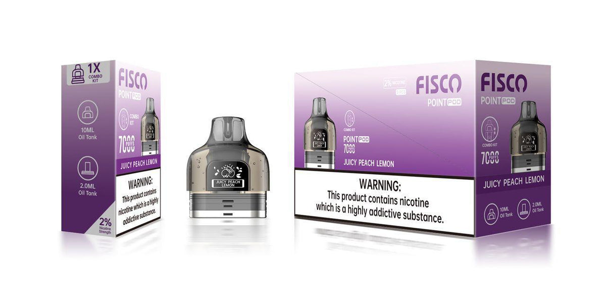 buy Fisco Point Pro 7000 Replacement Pods Pack of 5 at Wolfvapes.co.uk
