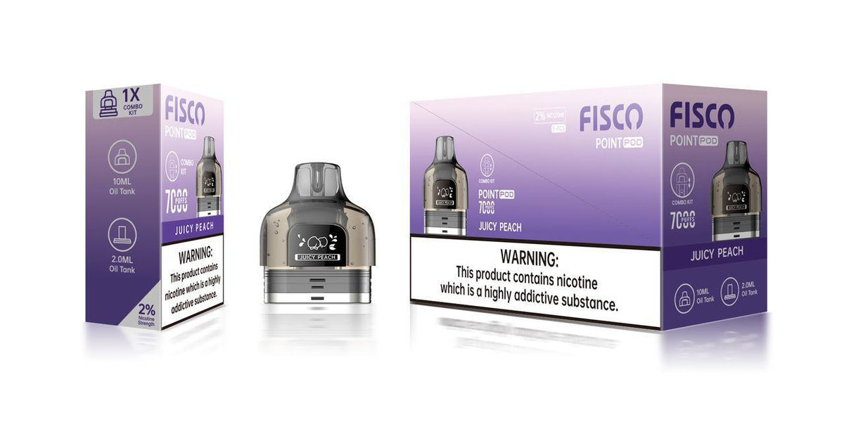 buy Fisco Point Pro 7000 Replacement Pods Pack of 5 at Wolfvapes.co.uk