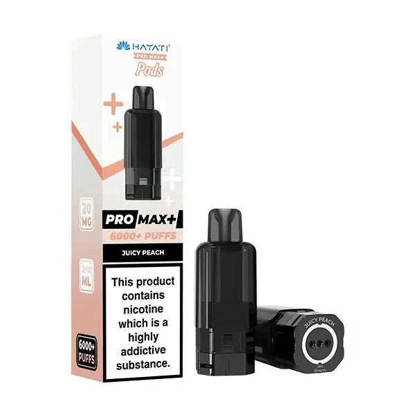 buy Hayati Pro Max Plus 6000 Prefilled Pods at Wolfvapes.co.uk