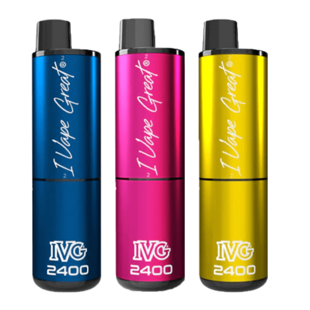 IVG 2400 Disposable Vape Pod Puff Bar Device - Box of 5 IVG 2400 Disposable Vape Pod Puff Bar Device - Box of 5