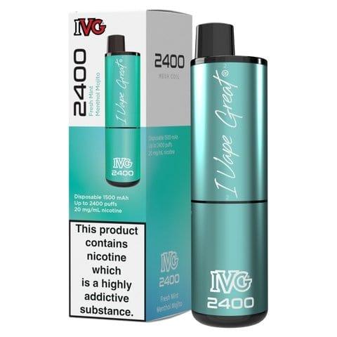 IVG 2400 Disposable Vape Pod Puff Bar Device - Box of 5 - YD VAPE STORE