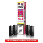 bulk wholesale IVG 2400 Reload 4 in 1 Prefilled Pods Box of 5 - Watermelon Edition