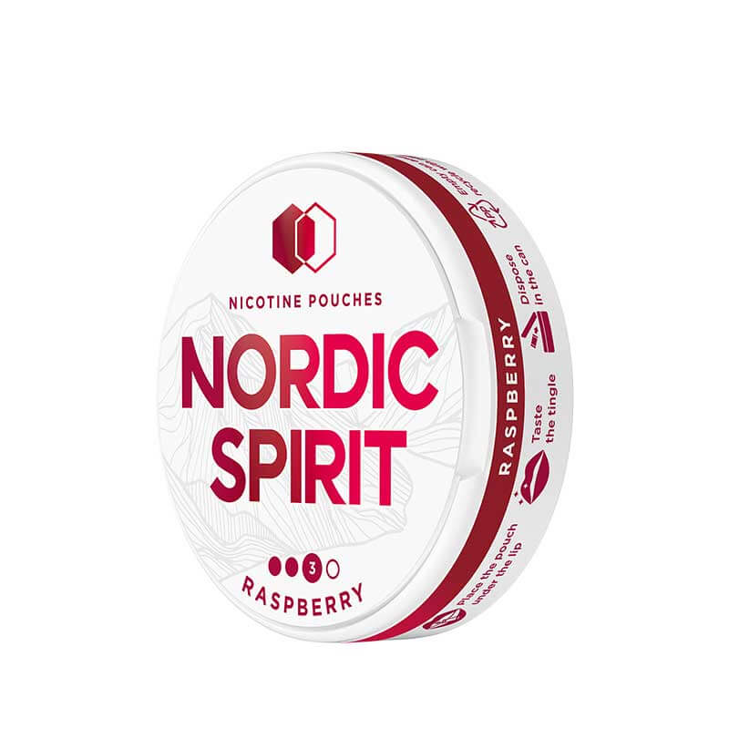 Nordic Spirit Nicotine Pouches Pack of 5 - Raspberry Strong
