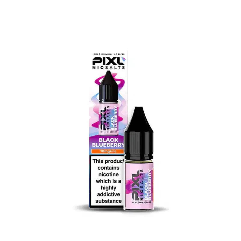 PIXL Nic Salt 10ml E - Liquids Box of 10 - Black Blueberry