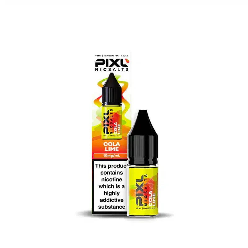 PIXL Nic Salt 10ml E - Liquids Box of 10 - Cola Lime