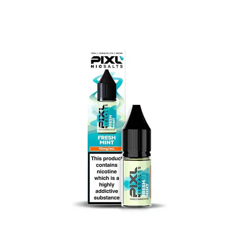 PIXL Nic Salt 10ml E - Liquids Box of 10 - Fresh Mint