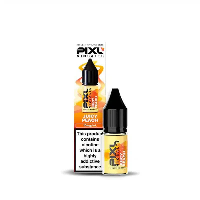 PIXL Nic Salt 10ml E - Liquids Box of 10 - Juicy Peach