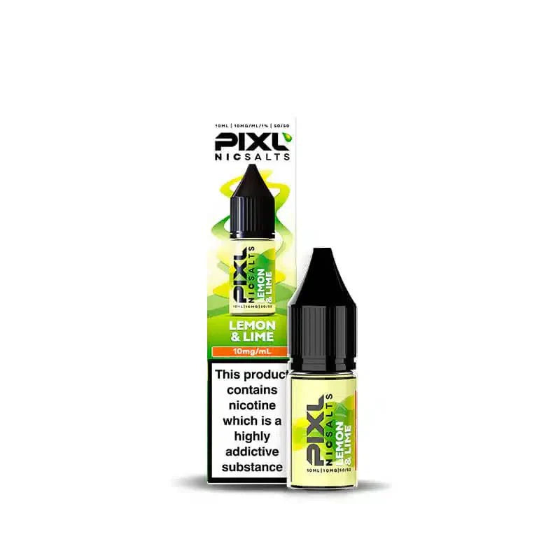 PIXL Nic Salt 10ml E - Liquids Box of 10 - Lemon Lime