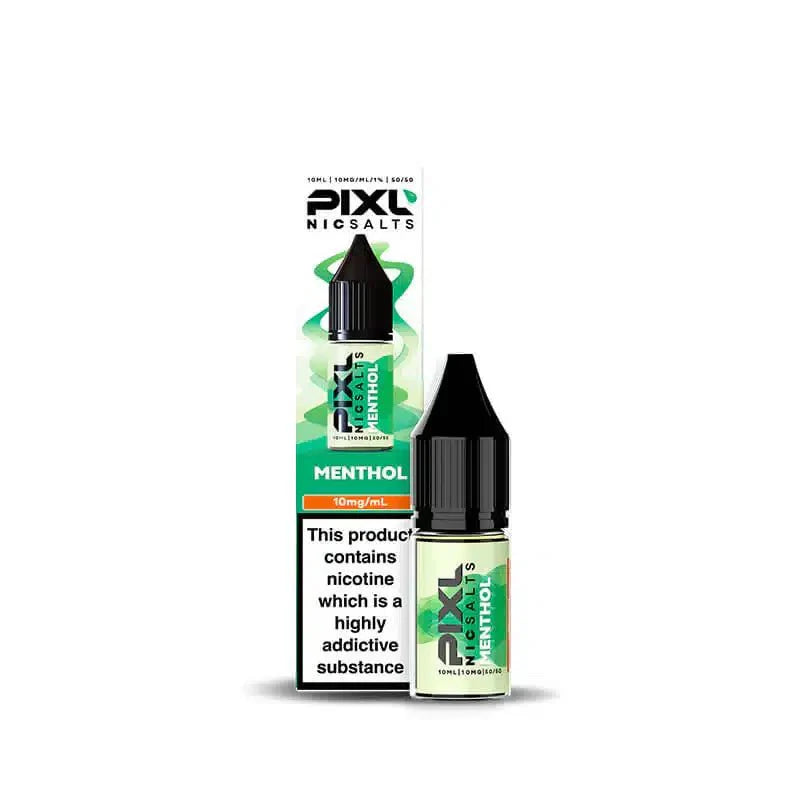PIXL Nic Salt 10ml E - Liquids Box of 10 - Menthol