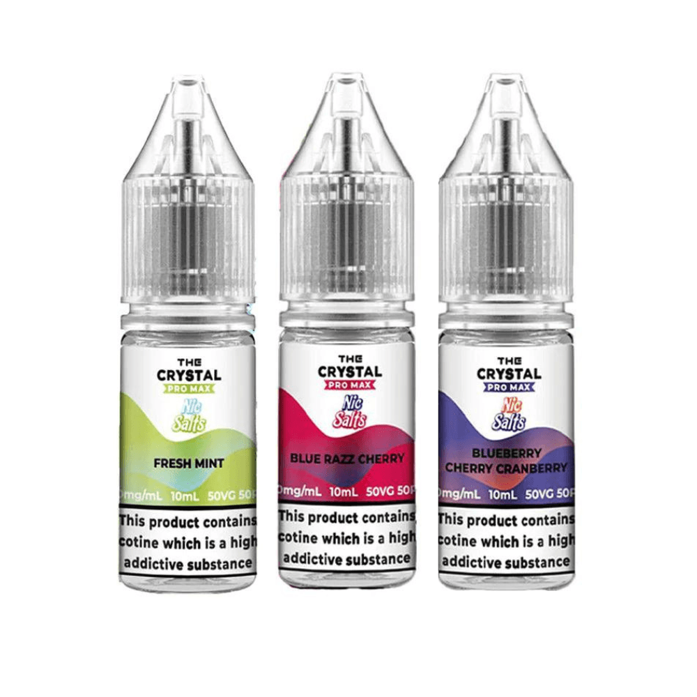 The Crystal Pro Max Vape Nic Salts 10ml - Box of 10 - YD VAPE STORE