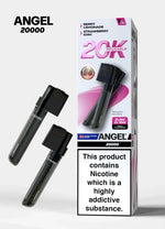 bulk wholesale Vapes Bars Angel 20000 Prefilled Pods Box of 5 - Pink Edition