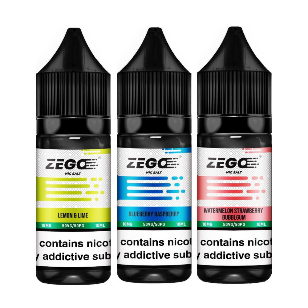 Zego Nic Salt 10ml E-Liquid - Box of 10