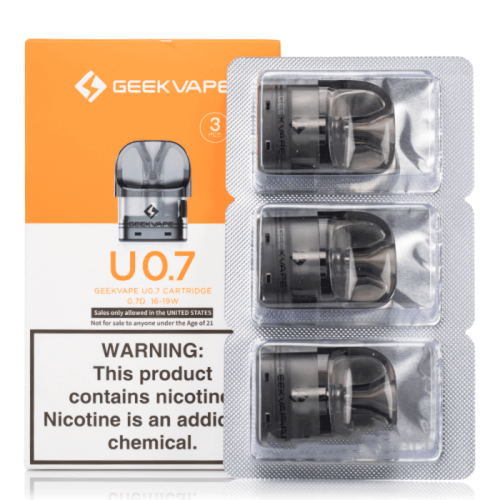 Geekvape U Replacement Pods - 3pack - YD VAPE STORE