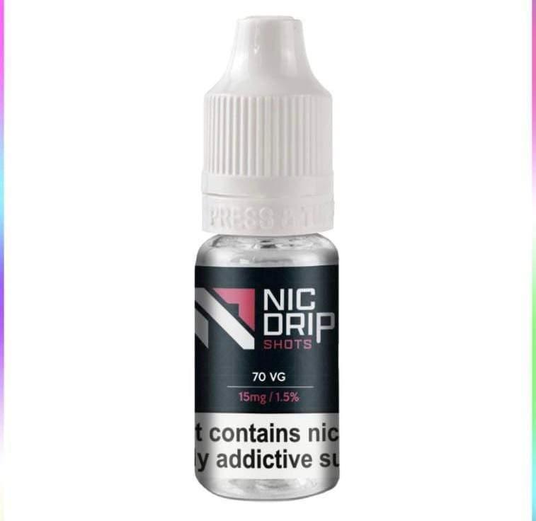 NIC DRIP - 70VG - 15MG - NICOTINE SHOT - YD VAPE STORE