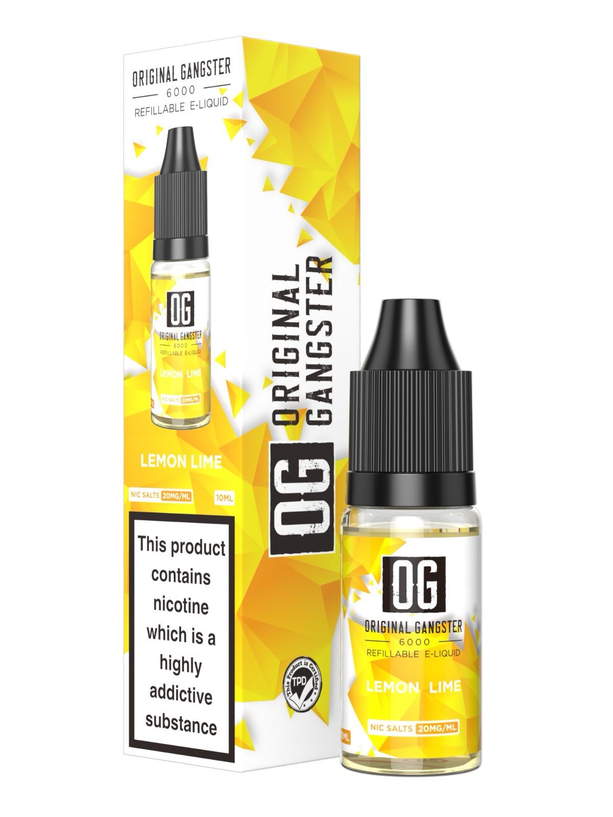 OG Original Gangster 6000 Salt 10ml ( Box of 10 ) - Mcr Vape Distro