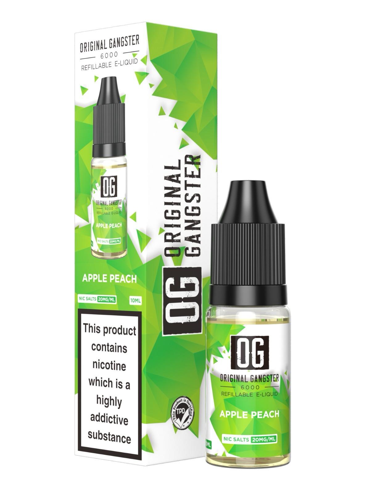 OG Original Gangster 6000 Salt 10ml ( Box of 10 ) - Mcr Vape Distro