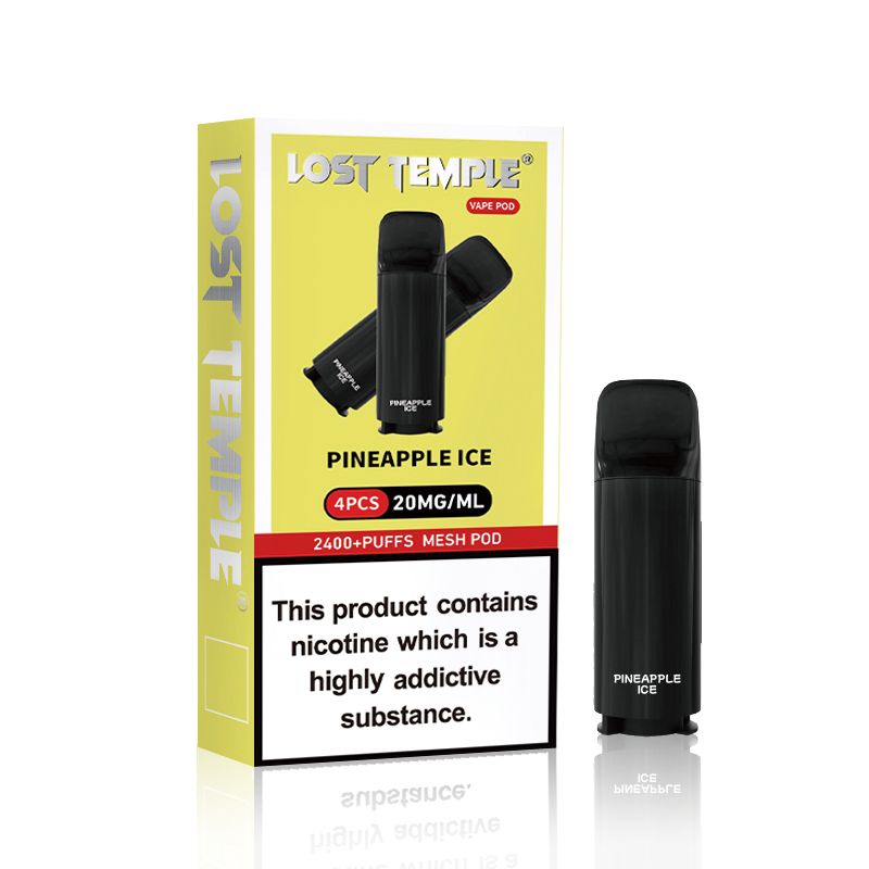 Lost Temple 2400 Puffs Pre-filled Pods - Pack of 4