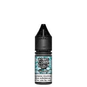 Ultimate E-Liquid Menthol 10ML Nic Salt (Pack of 10) - YD VAPE STORE
