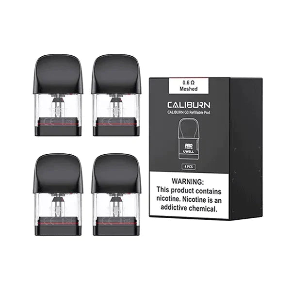 Uwell Caliburn G3 Replacement Pods - Pack of 4 - Ydvapestore Uwell Caliburn G3 Replacement Pods - Pack of 4 - Ydvapestore
