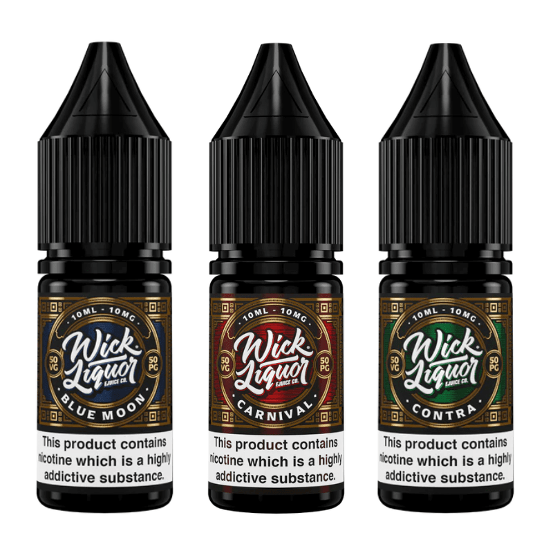 Wick Liquor Nic Salts 10ml E-liquids - Box of 10 - YD VAPE STORE