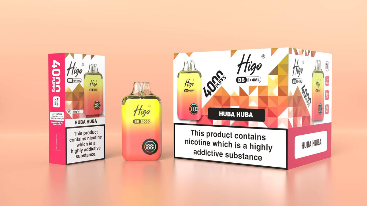 Higo BB 4000 Prefilled Pod Vape Kit Box of 5